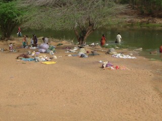 Gente povera in Sud India