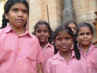 Studentesse in Sud India