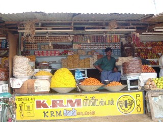 Mercato in Sud India