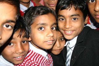 Studenti al Taj Mahal - Agra, India