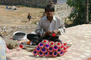 Venditore al Taj Mahal - Agra, India