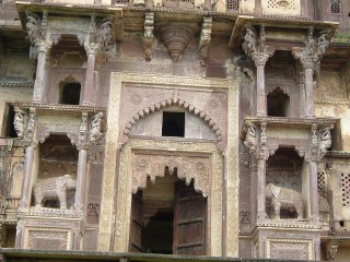 Il forte di Jehangir ad Orcha, India