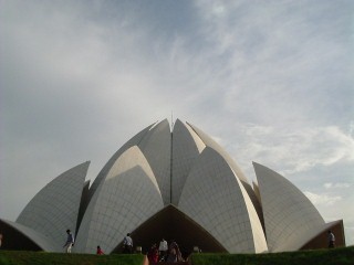 Tempio di Loto a Nuova Delhi, India