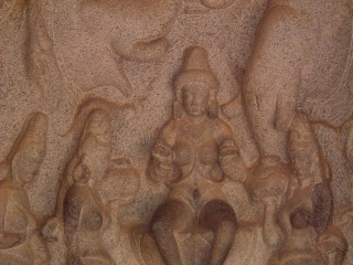 Statua nel tempio in Sud India